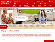 Tablet Screenshot of fromhomewithlove.com